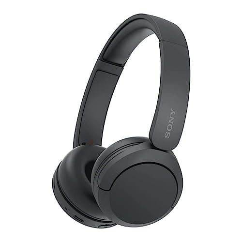 Sony WH-CH520 Wireless Bluetooth Headphones - up to 50 Hours Battery Life with Quick Charge, On-ear style - Black