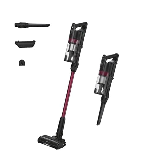 Hoover HF1 Plus Home Cordless Vacuum Cleaner Stick - Rechargable Cordless with Turbo Suction Mode, Up to 45min Runtime, Anti-Hair Wrap and LED Lights [HF1P10H]