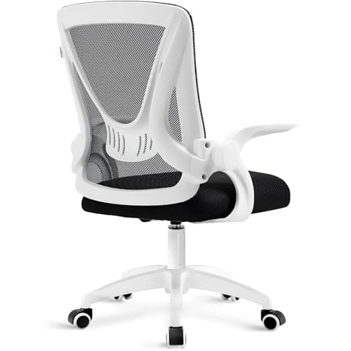 Blisswood Office Chair Desk Chair, Ergonomic Adjustable Office Mesh Chair For Home Office, Swivel Computer work Chairs With 90° Flip-up Armrest & Lumbar Support, 360° Rotation