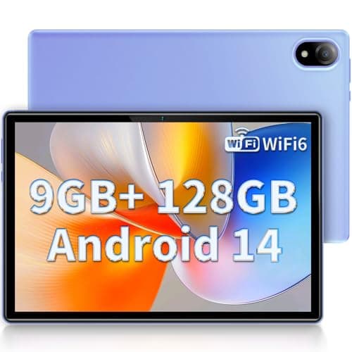 DOOGEE U10 2025 Newest Android 14 10" Tablet 9GB RAM+128GB ROM 1TB TF, Bluetooth 5.0 WIFI 6 Tablet, Android Tablets 1280x800 HD IPS Screen, OTG, Type C, 3.5mm Headphone Jack, Tablet PC 2025 - Purple