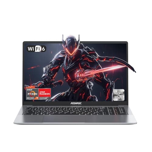 ACEMAGIC 2024 Gaming Laptop Computer - 16.1'' FHD Display Laptop with AMD Ryzen 7 5700U Processor (Up to 4.3 Ghz), 16GB Ram DDR4x2 512GB SSD Gaming Notebook with Backlit Keyboard, Support WiFi 6
